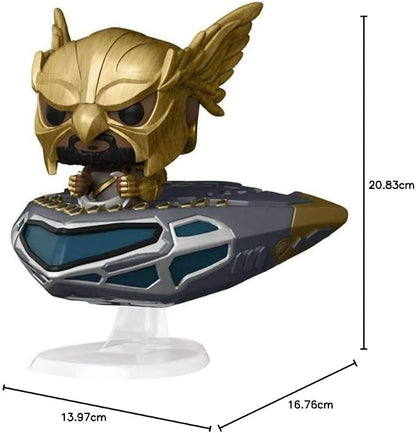 Funko POP! Ride Super Deluxe: Black Adam - Hawkman on Hawk Cruiser (286)