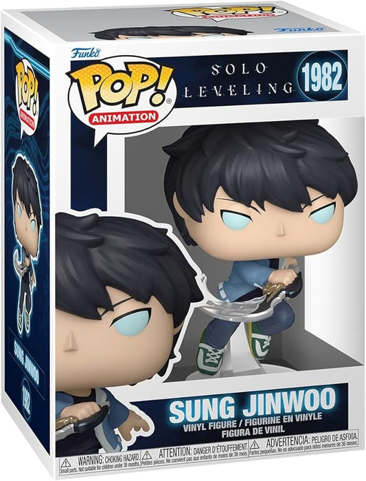 Funko POP! Animation: Solo Leveling  - Sung Jinwoo Collectable Vinyl Figure ( Chance of Chase) (1982)