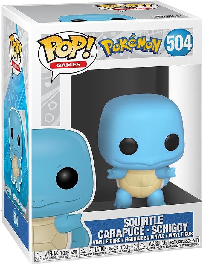 Funko POP! Games: Pokemon - Squirtle Collectable Vinyl Figure (504)