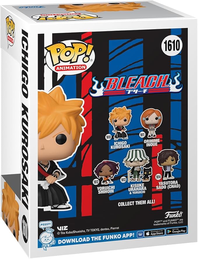 Funko POP! Animation: BLEACH - Ichigo Kurosaki - Collectable Vinyl Figure (1610)