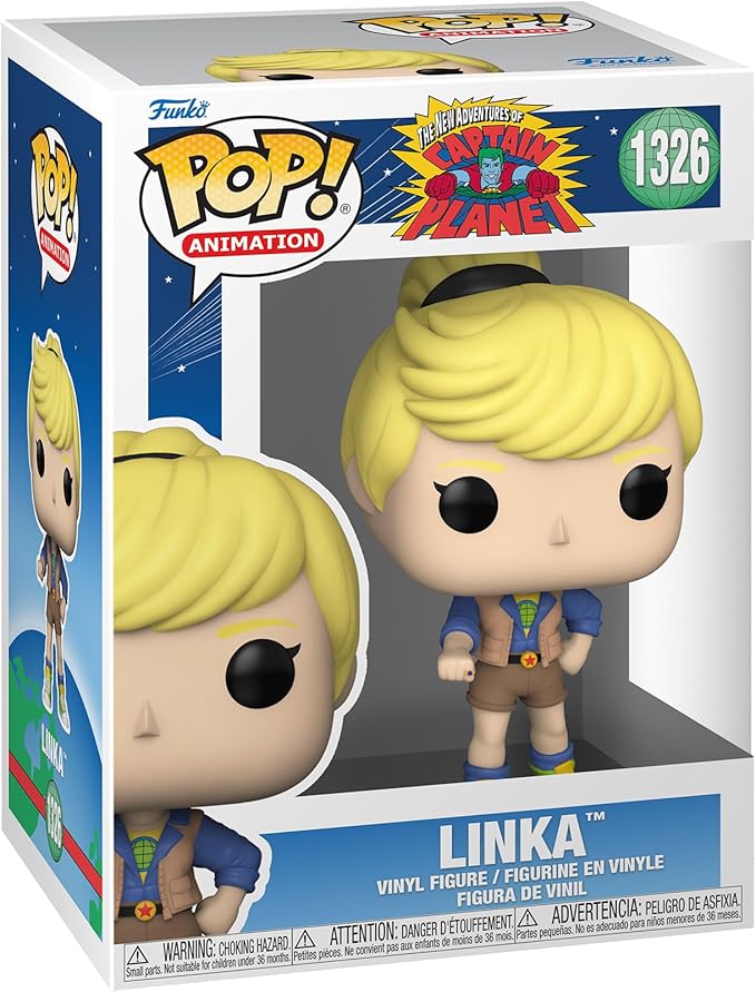 Funko POP! Animation: Captain Planet - Linka Collectable Vinyl Figure