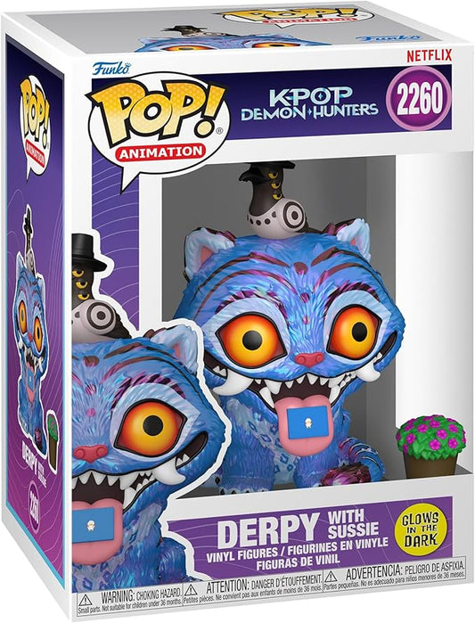 Funko Pop Animation: KPop Demon Hunters - Derpy with Sussie (Glow in the Dark) - Collectable Vinyl Figure