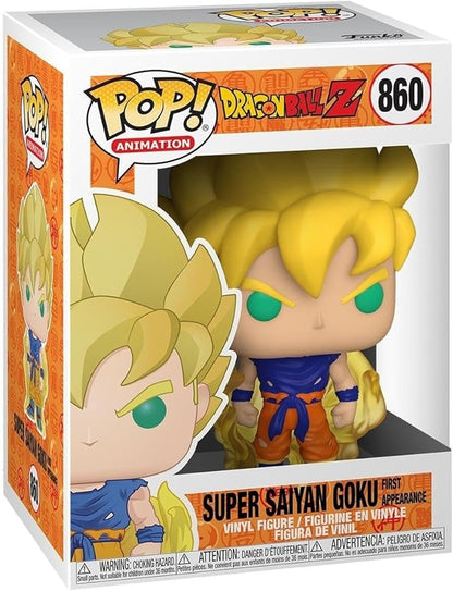 Funko POP! Animation: DragonBall Z - Super Saiyan Goku First Appearance Collectable Vinyl Figure (860)