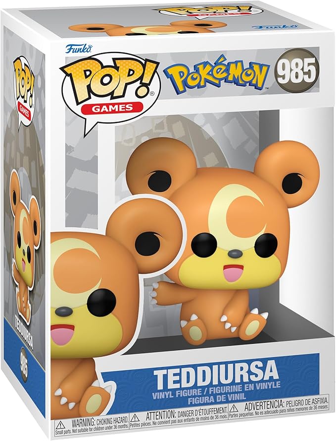 Funko POP! Games: Pokemon - Teddiursa Collectable Vinyl Figure (985)