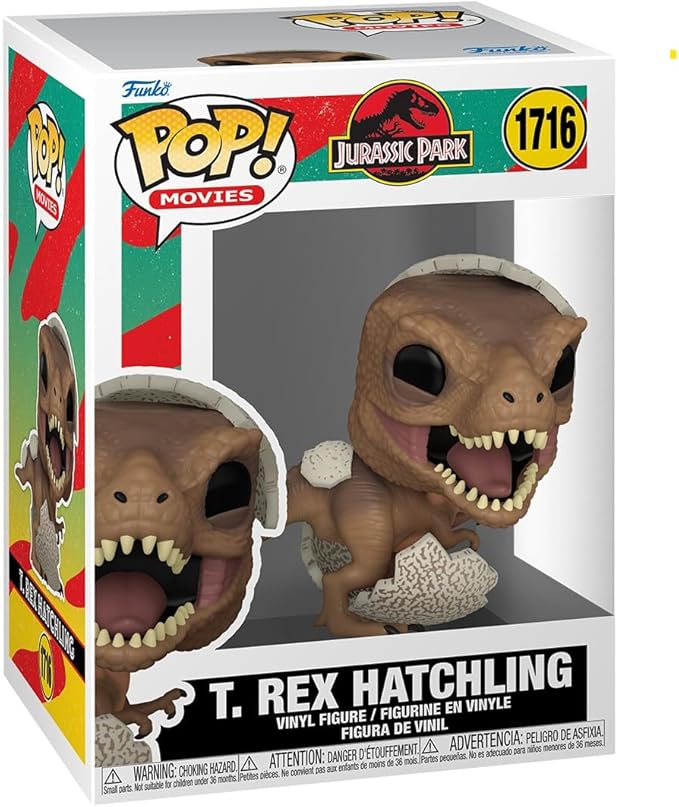 Funko POP! Movies: Jurassic Park Hatchling - Tyrannosaurus Rex - Collectable Vinyl Figure (1716)