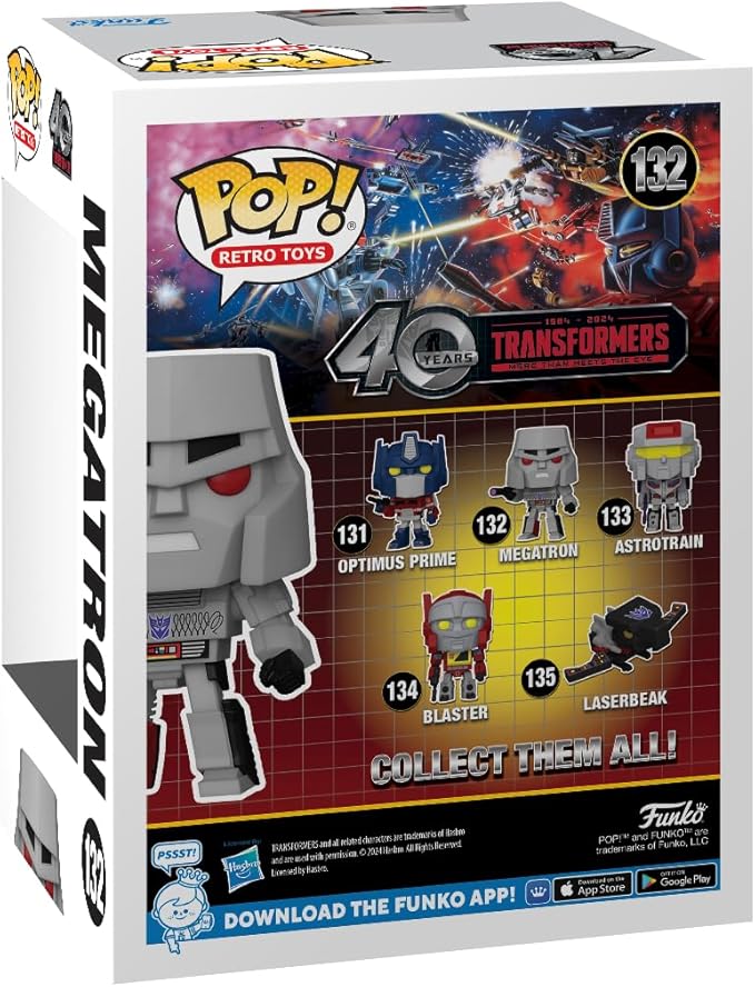 Funko Pop! Retro Toys: Transformers G1- Megatron (132)