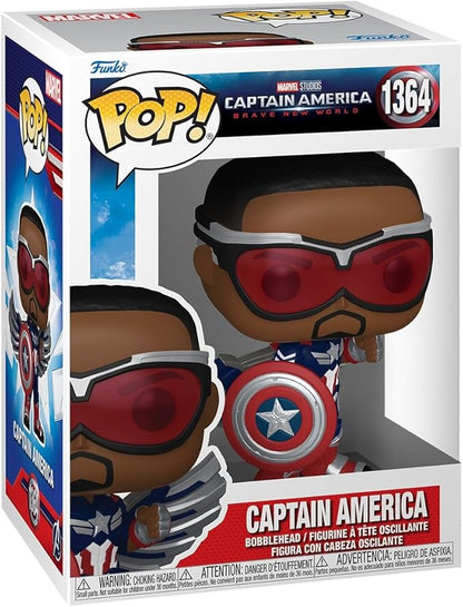 Funko POP! Marvel: Captain America Brave New World - Captain America - Collectable Vinyl Figure (1364)