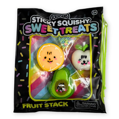 Scrunchems Sticky Squishy - Fruit Stacks (2 Different)
