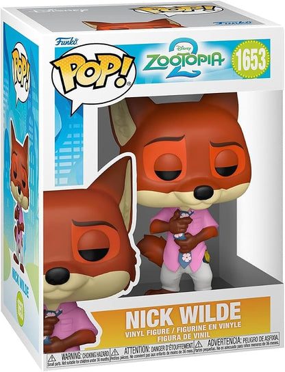 Funko POP! Disney Zootopia 2 Nick Wilde, Vinyl Figure (1653)