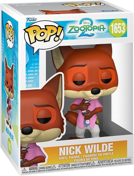 Funko POP! Disney Zootopia 2 Nick Wilde, Vinyl Figure (1653)