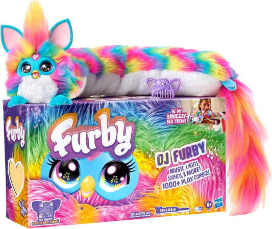 DJ Furby Interactive Plush Toy – Music, Lights & Games – 5 Modes, 1,000+ Play Combos