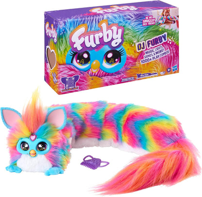 DJ Furby Interactive Plush Toy – Music, Lights & Games – 5 Modes, 1,000+ Play Combos