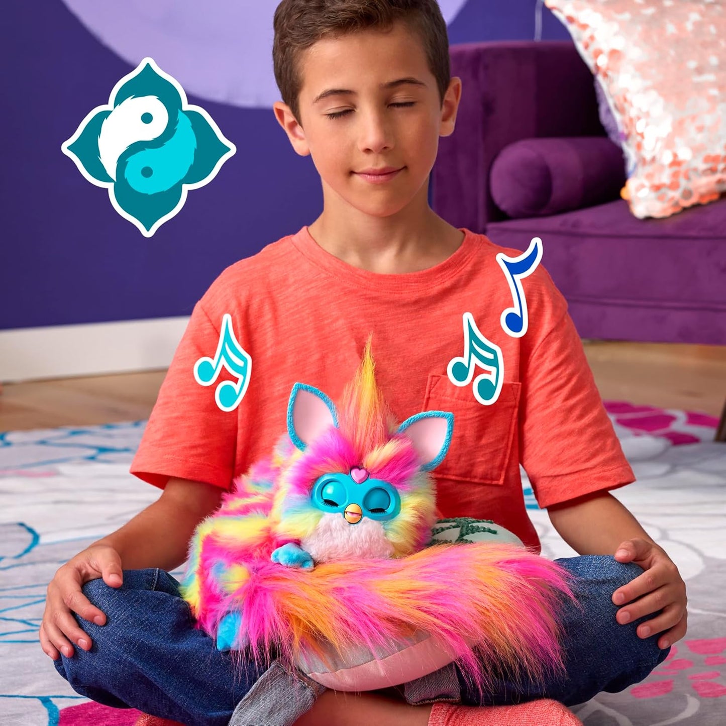 DJ Furby Interactive Plush Toy – Music, Lights & Games – 5 Modes, 1,000+ Play Combos