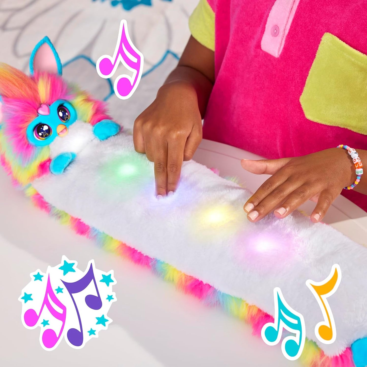 DJ Furby Interactive Plush Toy – Music, Lights & Games – 5 Modes, 1,000+ Play Combos