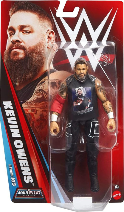 Mattel WWE Kevin Owens Action Figure Main Event Series #163