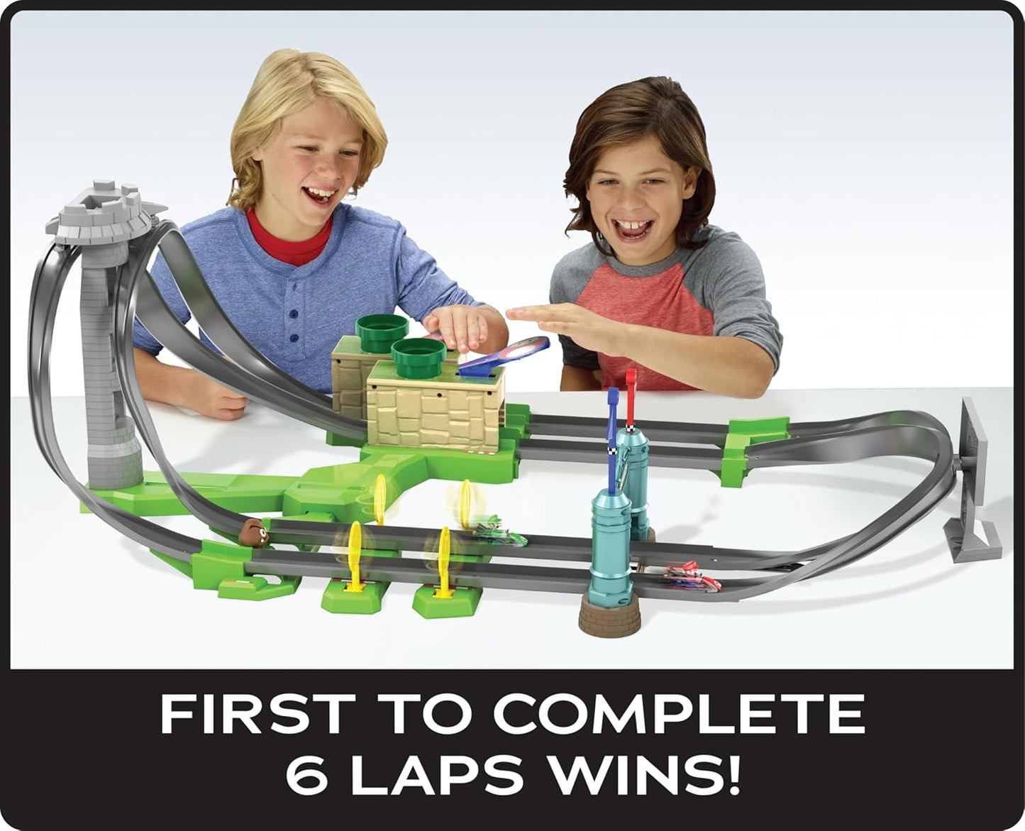 Hot Wheels Mario Kart Circuit Lite Track Set Super Mario Racing (GHK15)