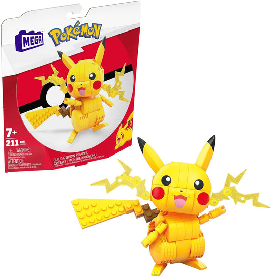 MEGA Pokémon Pikachu Interlocking Blocks Building Set - GMD31