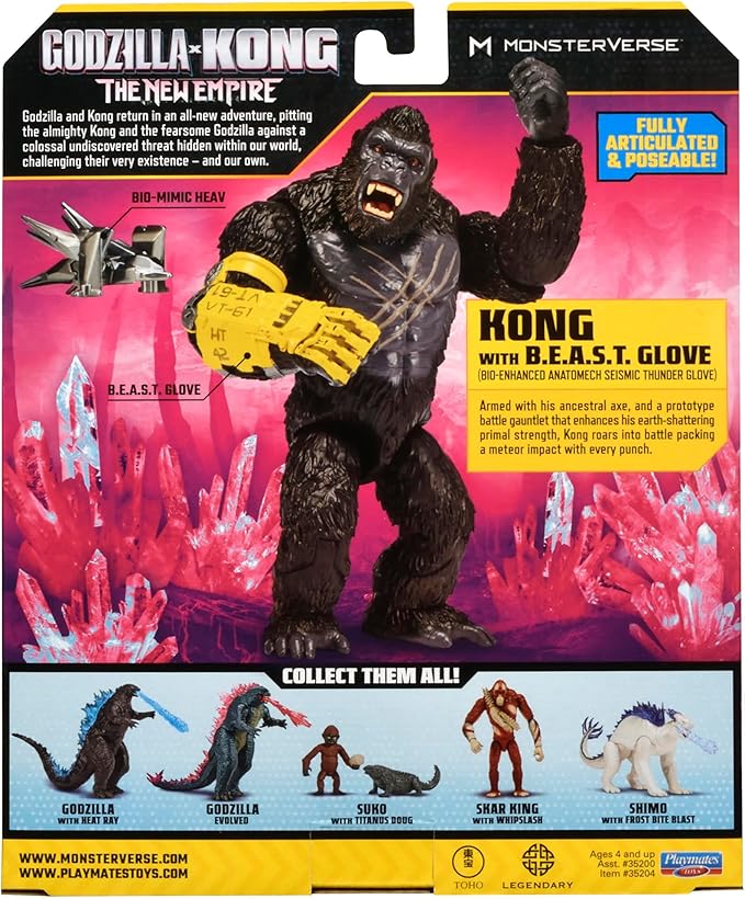 MonsterVerse Godzilla x Kong: The New Empire, 6-Inch Kong Action Figure Toy
