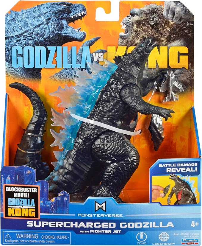 MonsterVerse Godzilla vs Kong 6 Inch Movie Collectable Supercharged Godzilla