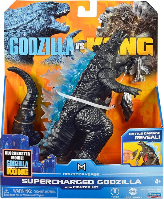 MonsterVerse Godzilla vs Kong 6 Inch Movie Collectable Supercharged Godzilla