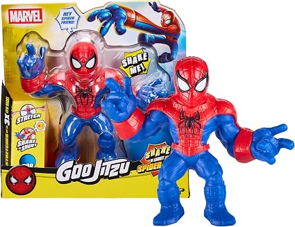 Goo Jit Zu: Marvel Shake ‘N Shout Spider‑Man, Supersized & Stretchy