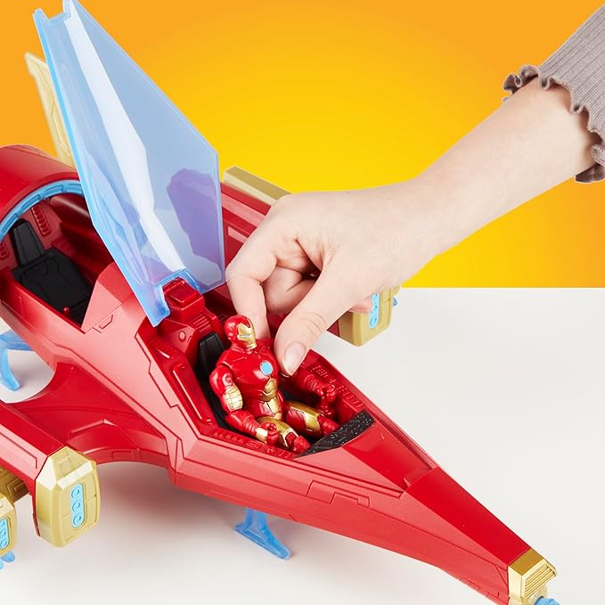 Hasbro Marvel Avengers Epic Hero Series Iron Man Repulsor Blast Battle Jet