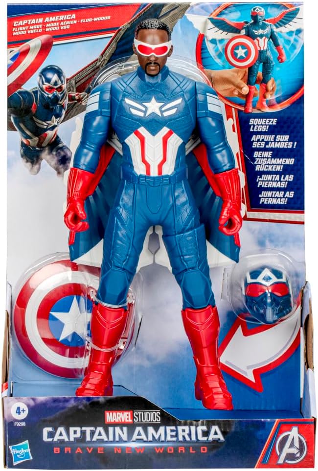 Marvel Captain America: Brave New World Captain America Flight Mode Action Figure