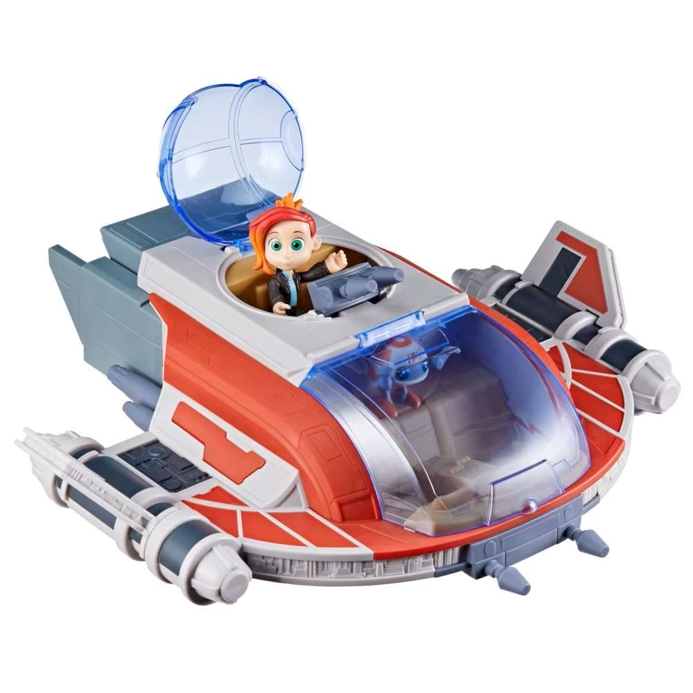 The Crimson Firehawk Ship & Action Figures 17" Star Wars Young Jedi Adventures