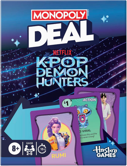 Habro Monopoly Deal: Netflix Kpop Demon Hunters Card Game