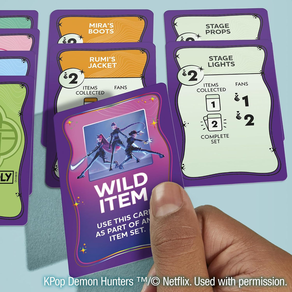 Habro Monopoly Deal: Netflix Kpop Demon Hunters Card Game