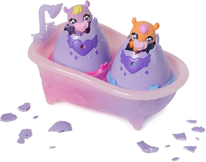 HATCHIMALS Alive, Make a Splash Playset with 15 Accessories