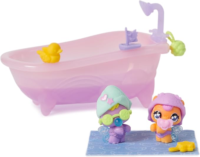 HATCHIMALS Alive, Make a Splash Playset with 15 Accessories