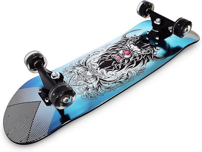 HGL OzBozz SKATEBOARD-28 INCH Deck-Dramatic Plastic Skateboard (Random)