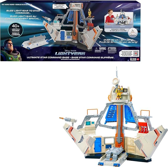 Disney and Pixar Lightyear Ultimate Star Command Base Interactive Playset