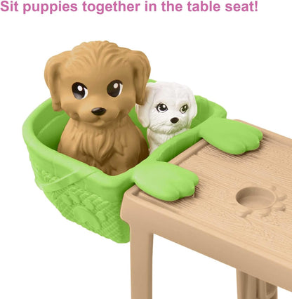 Barbie Chelsea Doll & Skate Park Playset with 2 Puppies, Skate Ramp (HJY35)