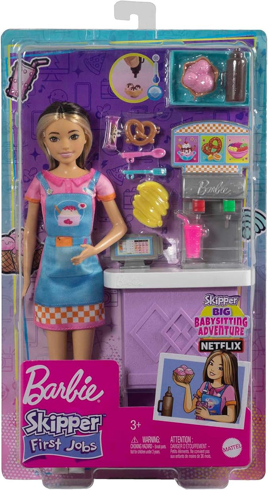 Barbie Skipper: Doll & Snack Bar Playset