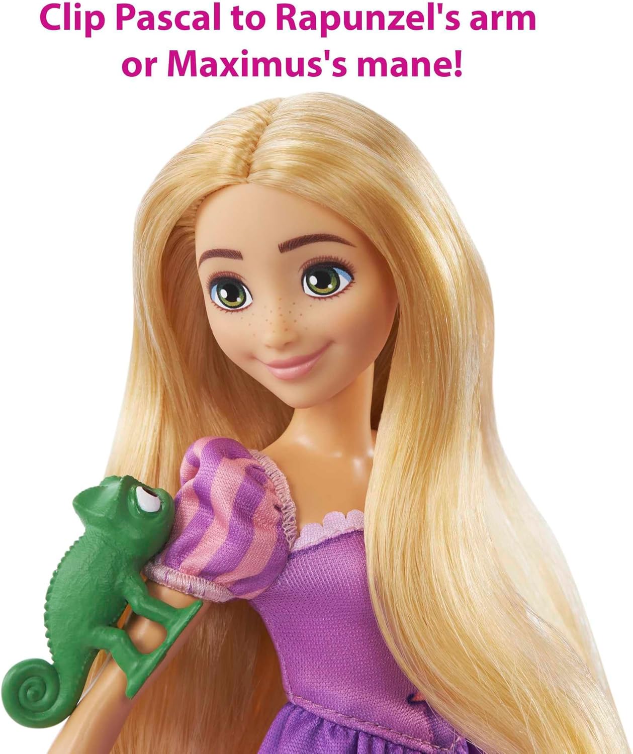 Disney Princess Toys, Rapunzel Doll with Maximus Horse (HLW23)