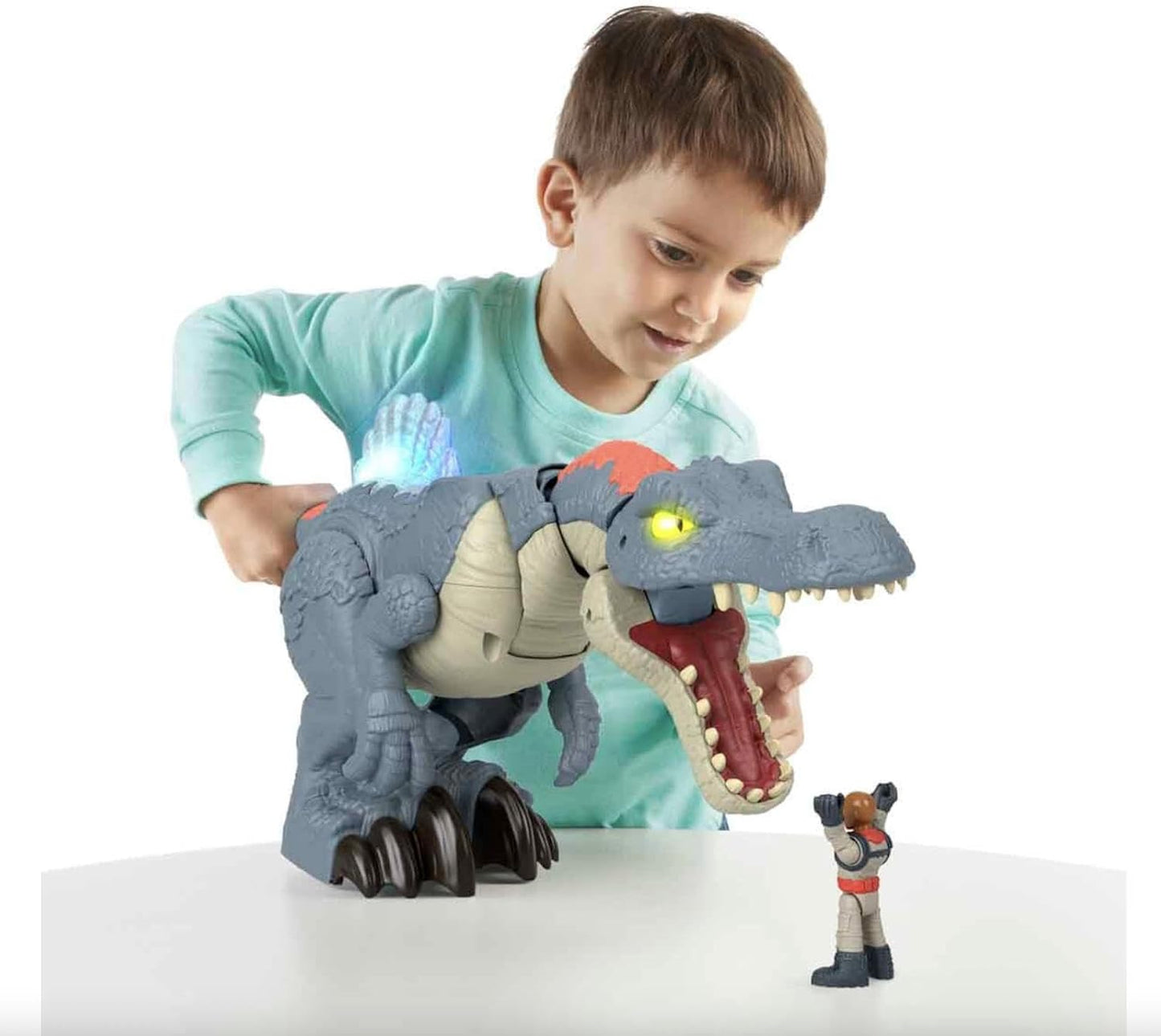Imaginext Jurassic World Ultra Snap Spinosaurus Dinosaur (HML41)