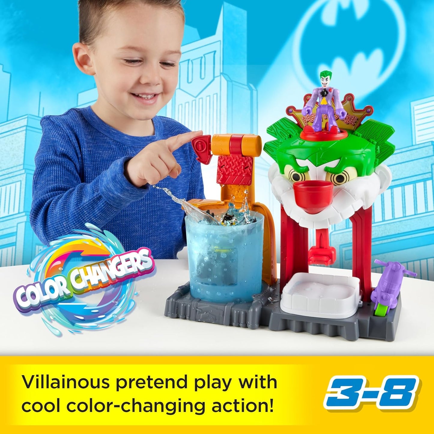 Imaginext DC Super Friends Batman Toy The Joker Funhouse Playset