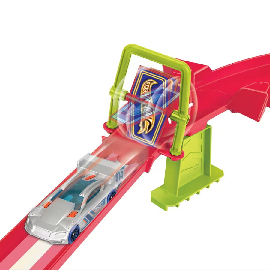 Hot Wheels Neon Speeders: Skyscraper Speed Circuit Track Set (HPC07)