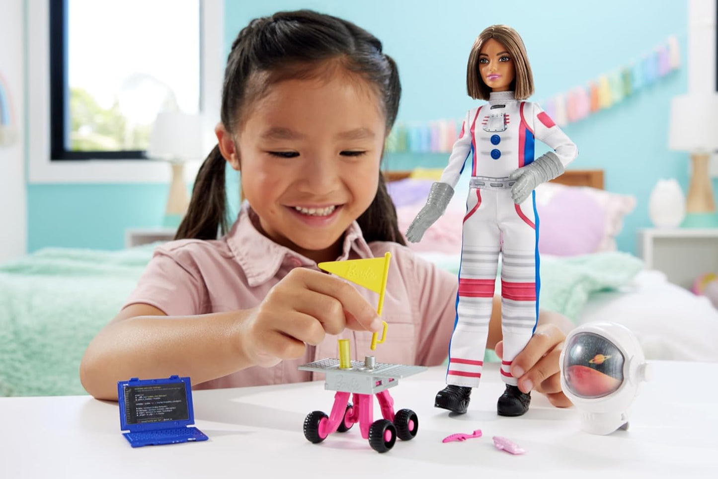 Barbie 65th Anniversary Doll & 10 Accessories, Astronaut (HRG45)