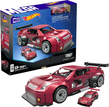 MEGA Hot Wheels Cadillac ATS-V R Collectible Car Building Toy (HRY18)