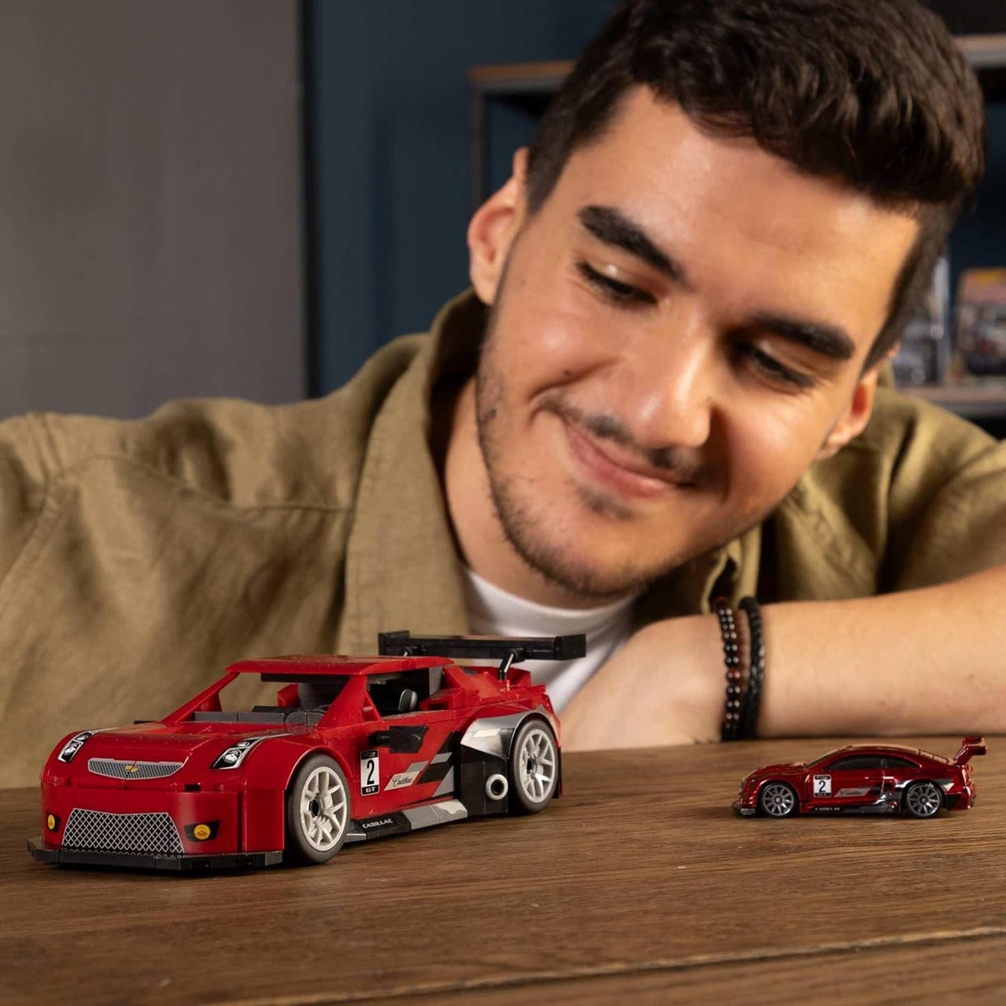 MEGA Hot Wheels Cadillac ATS-V R Collectible Car Building Toy (HRY18)