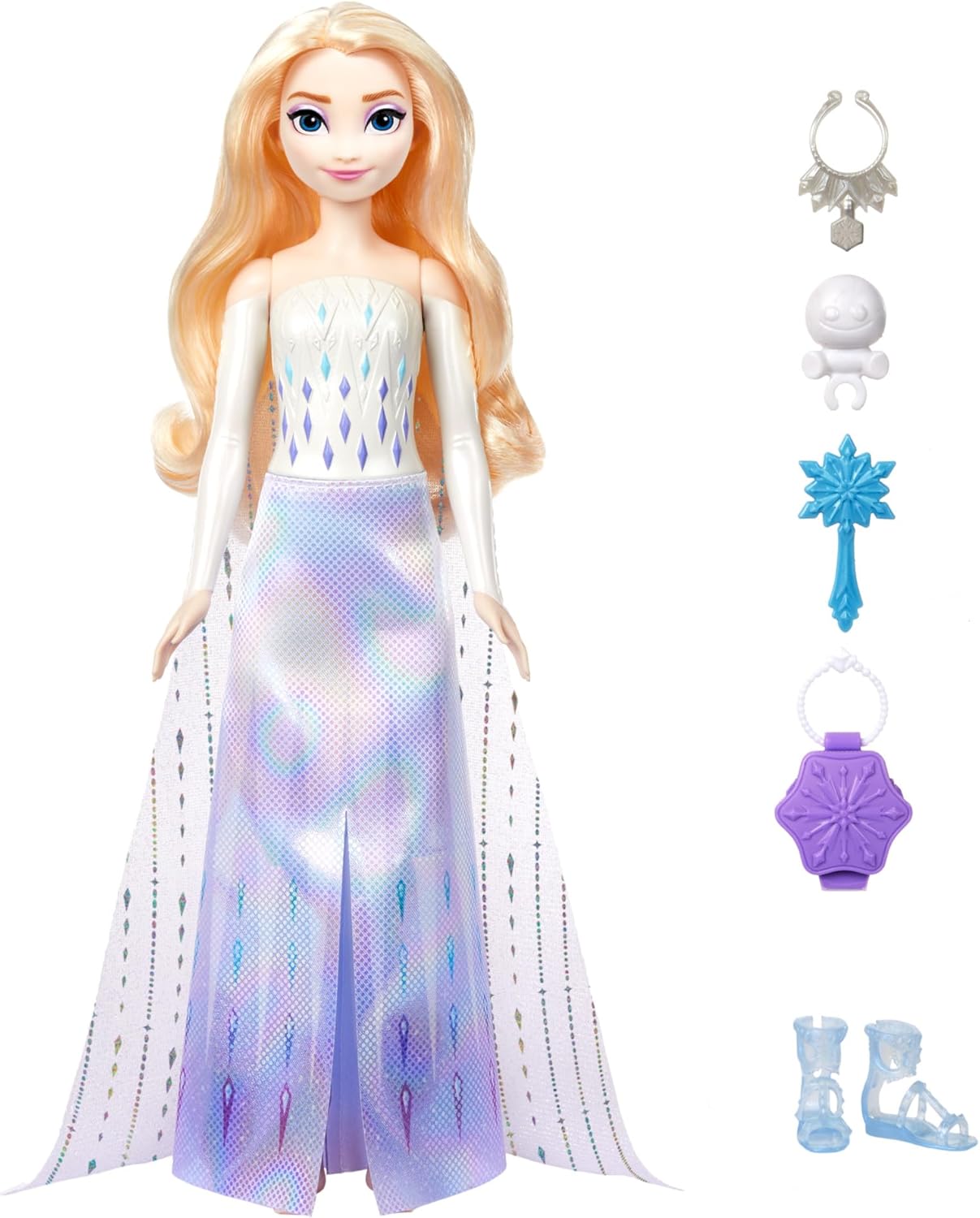 Mattel Disney Frozen Elsa Fashion Doll Set, Spin & Reveal (HTG25)