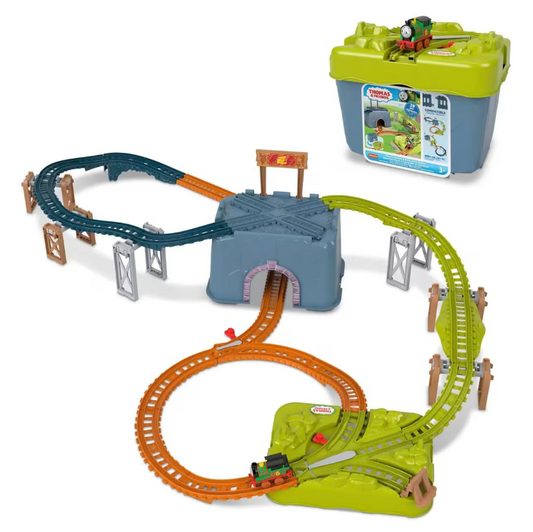 Fisher Price Thomas & Friends Train Set Percy’s Connect & Build Track Bucket (HTG34)