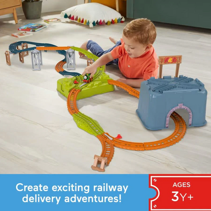 Fisher Price Thomas & Friends Train Set Percy’s Connect & Build Track Bucket (HTG34)
