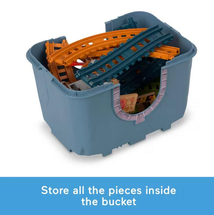 Fisher Price Thomas & Friends Train Set Percy’s Connect & Build Track Bucket (HTG34)