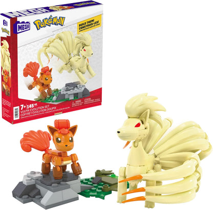 MEGA Pokémon Action Figure Building Toys, Vulpix Evolution (HTH79)