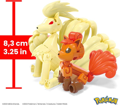 MEGA Pokémon Action Figure Building Toys, Vulpix Evolution (HTH79)