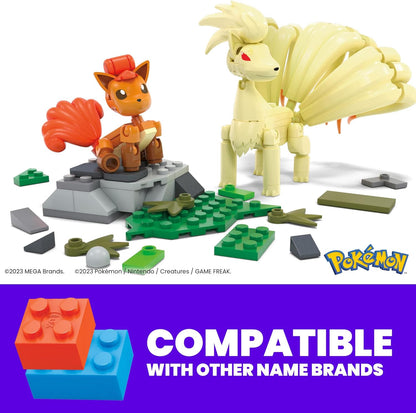 MEGA Pokémon Action Figure Building Toys, Vulpix Evolution (HTH79)
